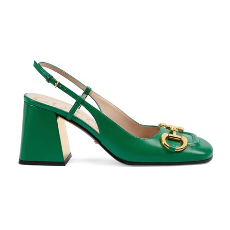 gucci shoes women green|Gucci marmont mid heel pump.